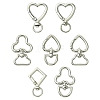 28Pcs 7 Styles Alloy Swivel Clasps FIND-CJ0005-59-1