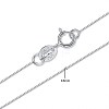 925 Sterling Silver Box Chain Necklaces NJEW-BB35180-A-18-1