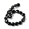 Natural Black Agate Beads Strands G-K357-B01-01-3