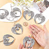 10Pcs Alloy Keychain KEYC-SP0001-02-3