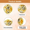 10Pcs Brass Beads RB-YW0001-19G-4