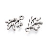 304 Stainless Steel Pendant Rhinestone Settings STAS-T067-44P-2