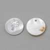 Freshwater Shell Pendants SHEL-Q010-008P-2