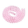 Baking Paint Transparent Glass Beads X1-DGLA-N006-8mm-01-2
