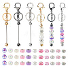 DIY Beadable Keychain Making Kit DIY-TA0006-48-1