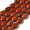 Natural Red Jasper Beads Strands G-I377-A25-2