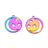 Ion Plating(IP) 201 Stainless Steel Pendants LS-STAS-T063-184M-3