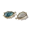 Natural Green Fluorite Pendants G-B009-02G-P-2