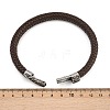 Microfiber Leather Bracelets for Men Women BJEW-H631-03AS-02-5