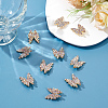 10Pcs Alloy Shank Buttons DIY-MA0006-65C-4