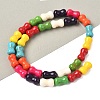Dyed Synthetic Turquoise Beads Strands G-B147-A01-2