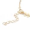 304 Stainless Steel Cobs Chains & Brass Cable Chains Bracelet Makings AJEW-JB00928-3