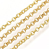 Soldered Brass Coated Iron Rolo Chains CH-S125-08A-G-2
