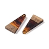 Resin & Wood Pendants WOOD-F015-03F-2