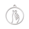 304 Stainless Steel Pendants STAS-Z131-01C-P-1