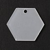 Transparent Acrylic Pendants LS-TACR-WH0001-70-1