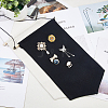 4 Sets 4 Styles Polyester Wall Hanging Brooch Jewelry Banner Holder DIY-FH0008-24-4