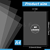 A4 PET Transparency Film LS-DIY-WH0423-25-2