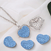 24Pcs Unwaxed Natural Lava Rock Beads G-PA0002-13A-5