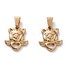304 Stainless Steel Pendants STAS-J036-156G-1