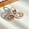 Solid Color Hollow Bowknot Plastic Large Claw Hair Clips PW-WG91547-01-1