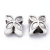 Tibetan Style Alloy European Beads TIBE-S319-127AS-RS-1