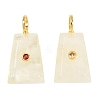 Natural Lemon Quartz(Heated) Pendants G-F837-03B-1