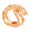Heated Natural Citrine Beads Strands G-O170-113-6