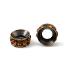 Brass Rhinestone Spacer Beads RB-A020-10mm-15AB-2