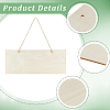 Unfinished Blank Wooden Hanging Decorations AJEW-CN0006-53-6