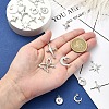 20Pcs 9 Styles Rack Plating Alloy Pendantss FIND-YW0005-18-4