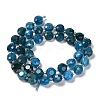 Natural Apatite Beads Strands G-B153-A05-3