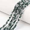 Electroplate Opaque Glass Beads Strands LS-EGLA-A034-P4mm-M04-1