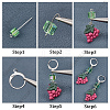 Fruit Theme DIY Resin Dangle Earring Making Kits DIY-SC0027-69-6