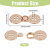 Zinc Alloy Snap Lock Clasps FIND-WH0149-96KCG-2