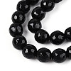 Natural Agate(Dyed & Heated) Beads Strands G-T139-8mm-88A-3