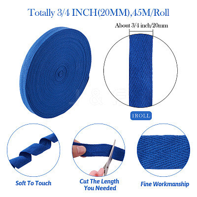 Cotton Twill Tape Ribbons OCOR-TAC0008-24D-1