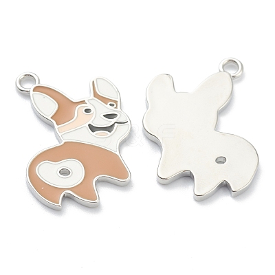 Brass Enamel Pendants KK-J278-41P-1