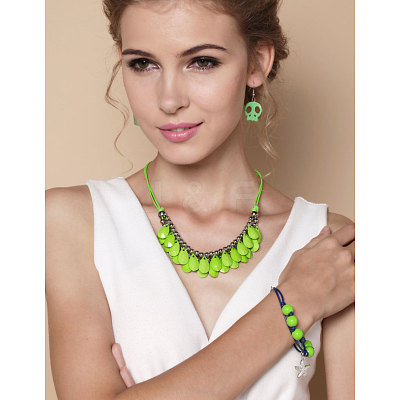 Fashion Earrings For Halloween EJEW-JE00285-1