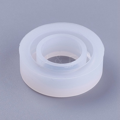 Transparent DIY Ring Silicone Molds X-DIY-WH0128-09B-1