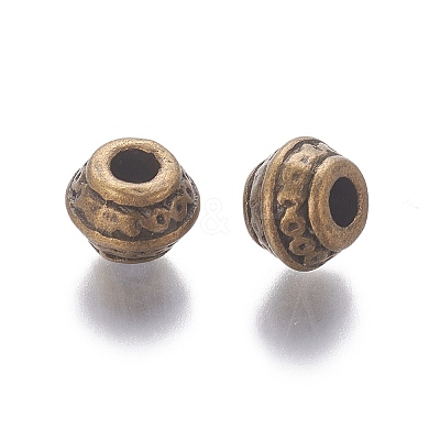 Tibetan Antique Bronze Metal Lead Free & Nickel Free & Cadmium Free X-MLF0586Y-NF-1