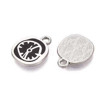 Rack Plating Alloy Enamel Pendants ENAM-N070-01A-01P-02-1