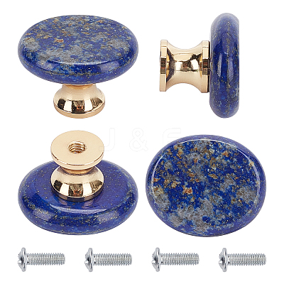 Natural Lapis Lazuli Drawer Knobs FIND-WH0056-40P-01-1