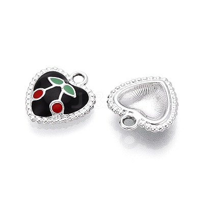 Alloy Enamel Pendants PALLOY-T092-33P-1