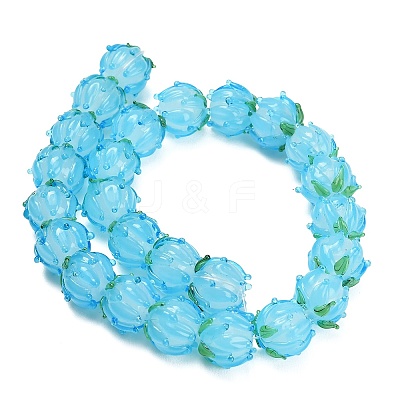 Handmade Lampwork Beads LAMP-F041-02-A07-1