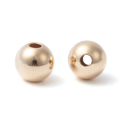 Yellow Gold Filled Beads X-KK-G156-5mm-1-1