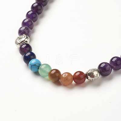Yoga Chakra Jewelry BJEW-G554-05G-1