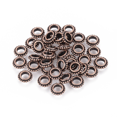 Tibetan Style Alloy Spacer Beads X-RLF11067Y-NF-1