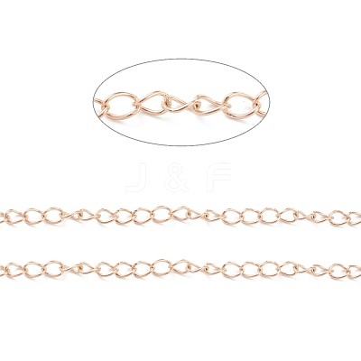 PVD Vacuum Plating 304 Stainless Steel Curb Chain STAS-B020-05RG-1