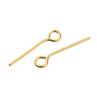 Brass Eye Pins KK-H502-02B-G-1